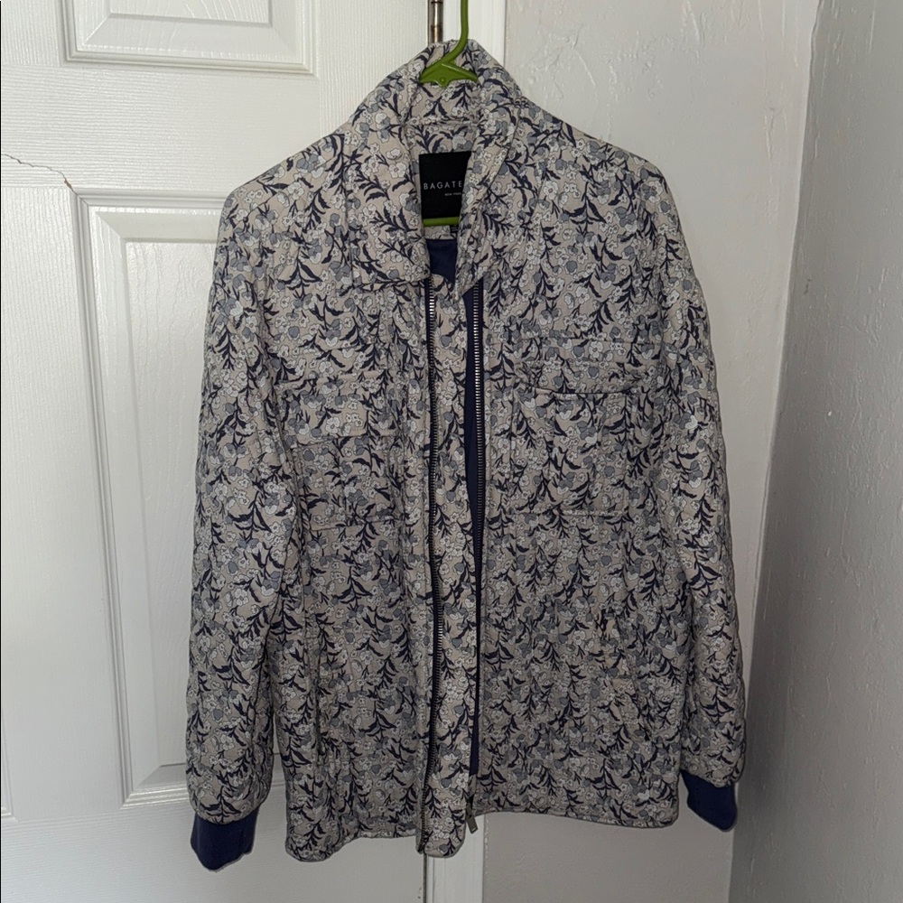 Bagatelle Floral Jacket - Blue and White